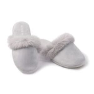 Petite Plume - Faux Fur Trim Slipper